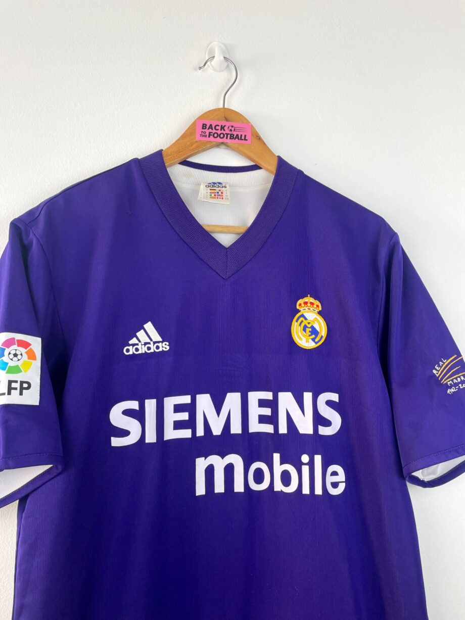 maillot vintage third Real Madrid 2002/2003 centenaire floqué Zidane #5