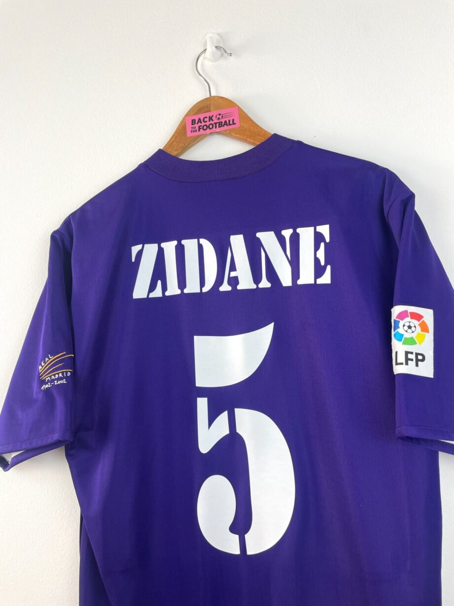 maillot vintage third Real Madrid 2002/2003 centenaire floqué Zidane #5