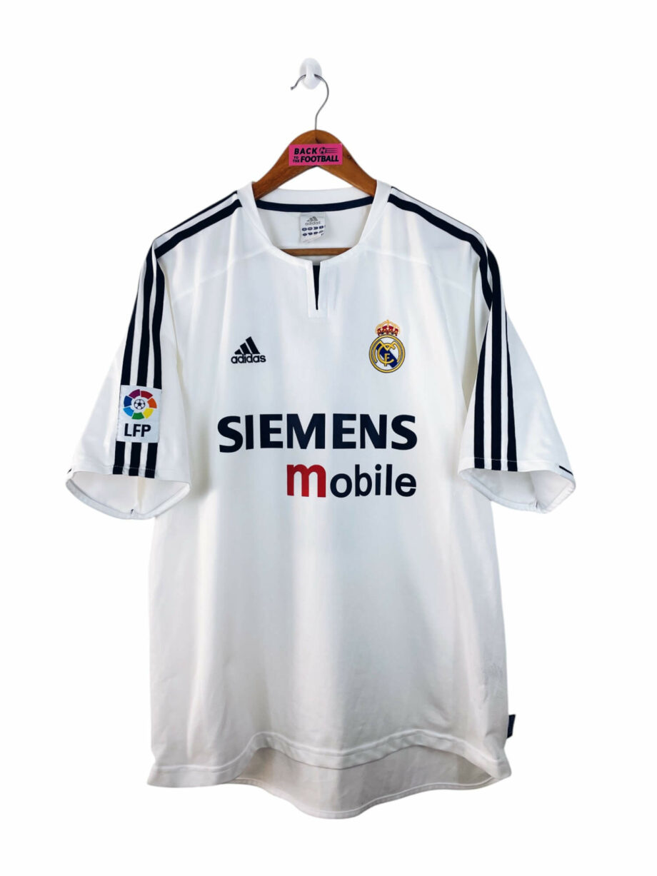 maillot vintage domicile Real Madrid 2003/2004 floqué Zidane #5