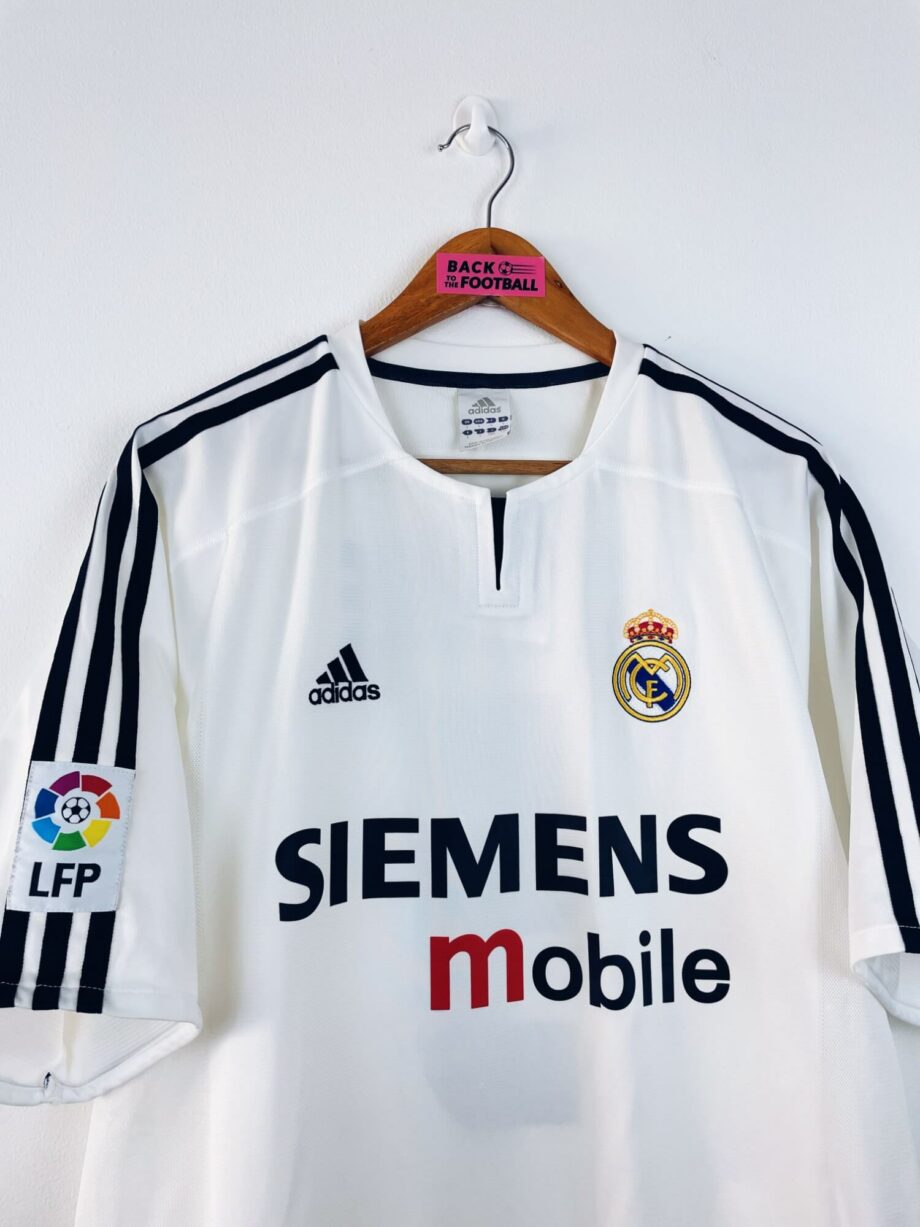 maillot vintage domicile Real Madrid 2003/2004 floqué Zidane #5