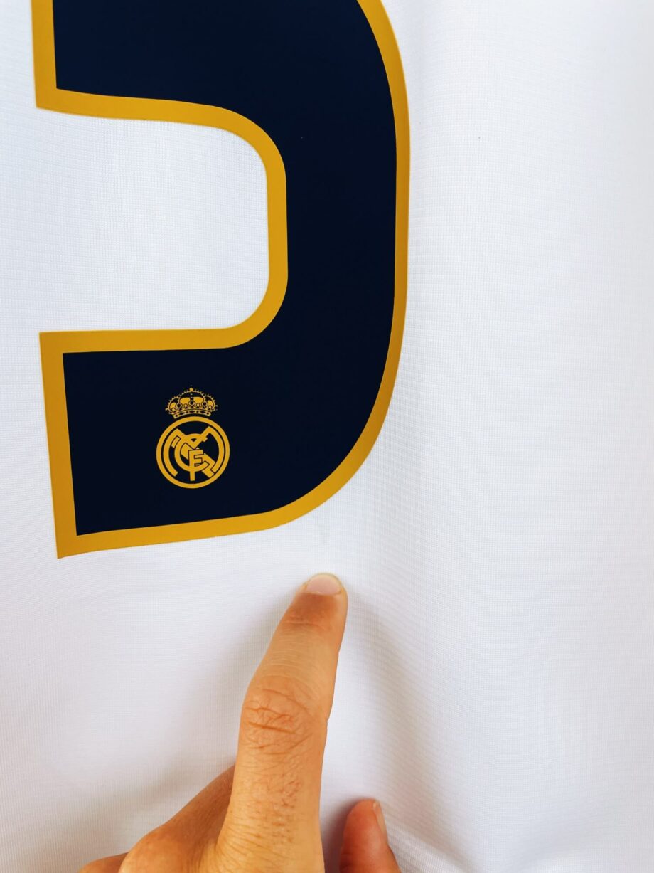 maillot vintage domicile Real Madrid 2003/2004 floqué Zidane #5
