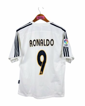 maillot vintage domicile Real Madrid 2003/2004 floqué Ronaldo #9