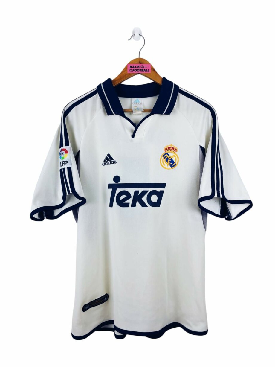 maillot vintage domicile Real Madrid 2000/2001 floqué Zidane #5