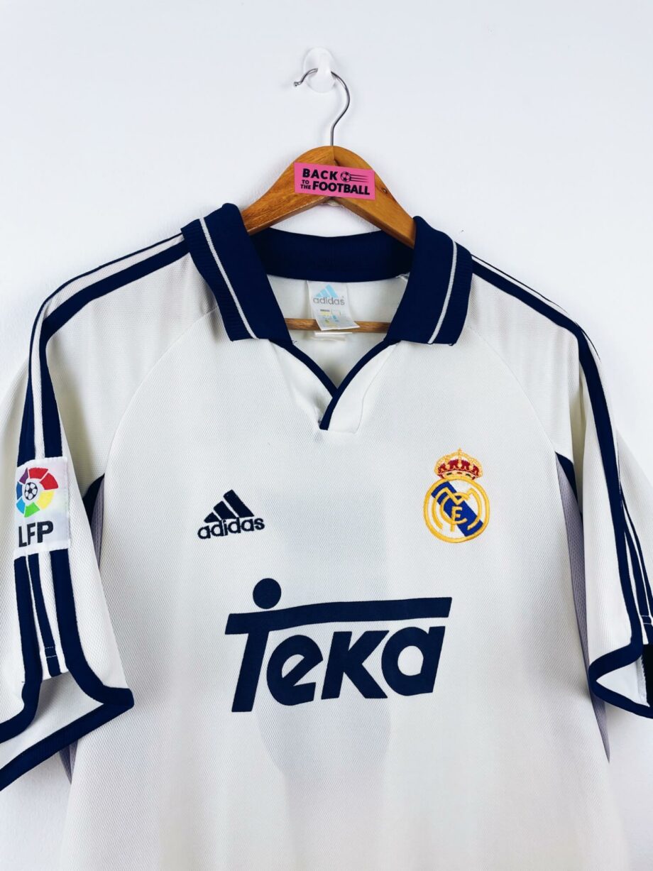maillot vintage domicile Real Madrid 2000/2001 floqué Zidane #5