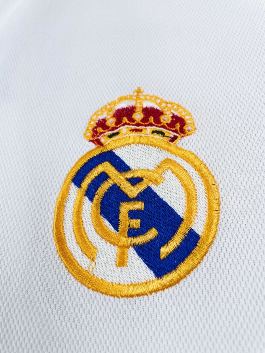 maillot vintage domicile Real Madrid 2000/2001 floqué Zidane #5