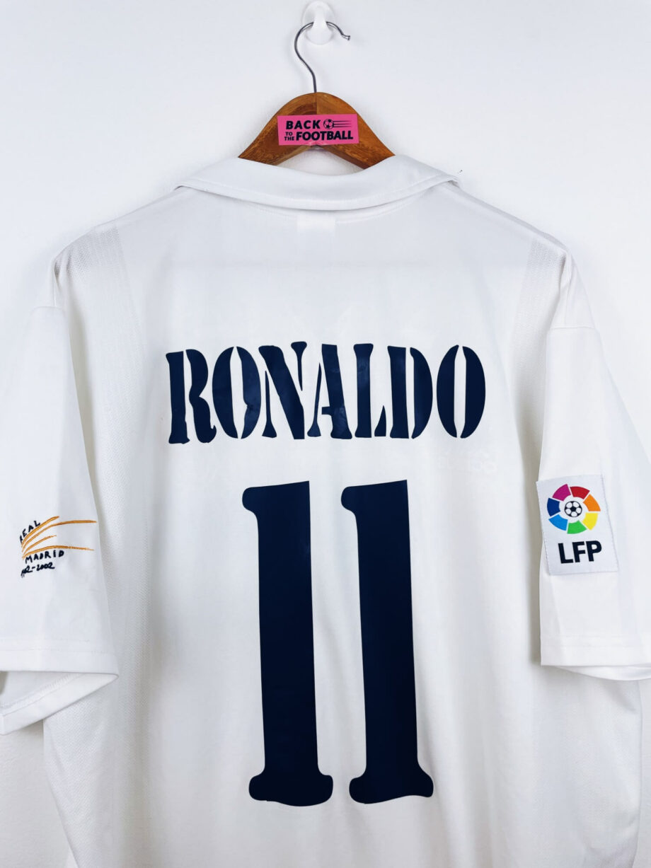maillot vintage domicile Real Madrid 2002/2003 floqué Ronaldo #11