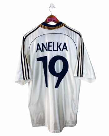 maillot vintage domicile Real Madrid 1999/2000 floqué Anelka #19