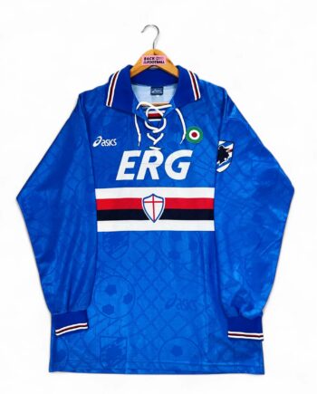 maillot vintage domicile Sampdoria 1994/1995 manches longues