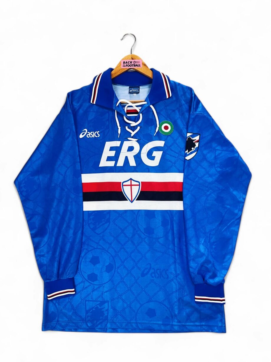 maillot vintage domicile Sampdoria 1994/1995 manches longues