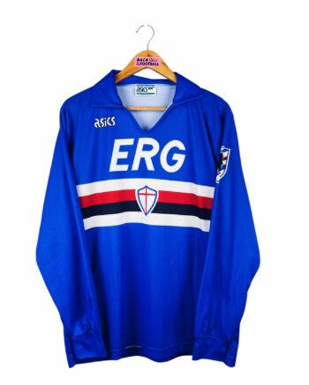 maillot vintage domicile Sampdoria 1990/1991 manches longues