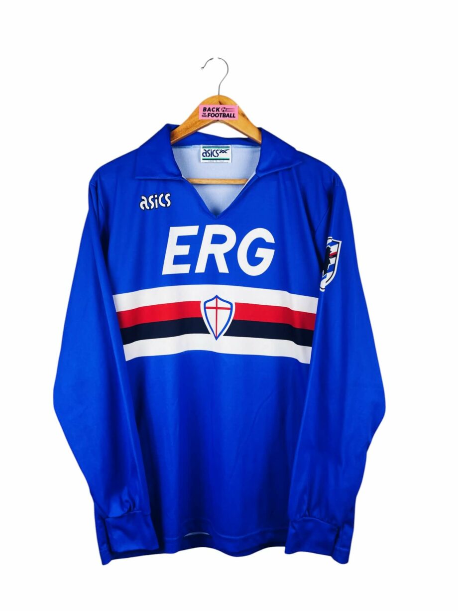 maillot vintage domicile Sampdoria 1990/1991 manches longues