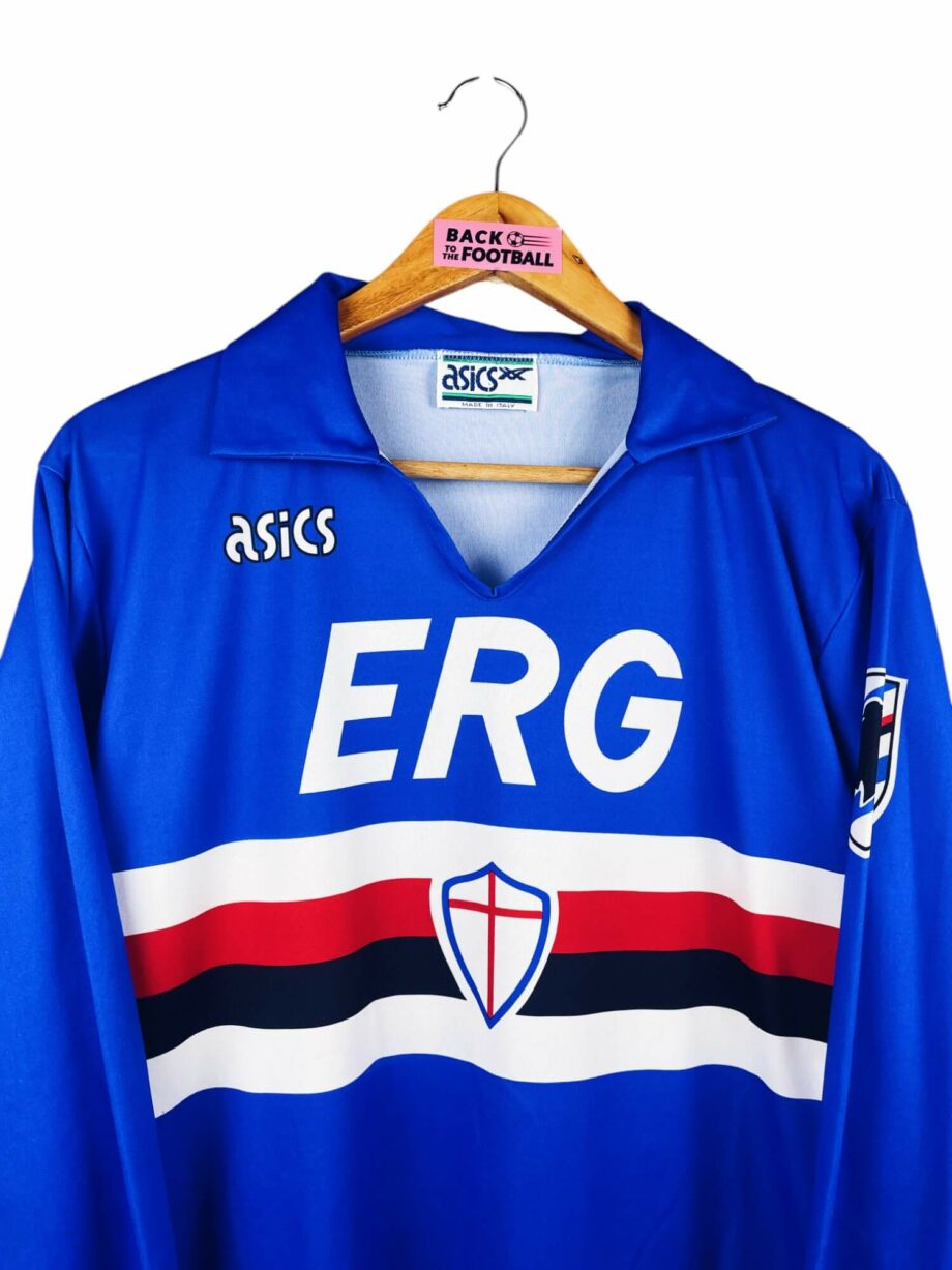 maillot vintage domicile Sampdoria 1990/1991 manches longues