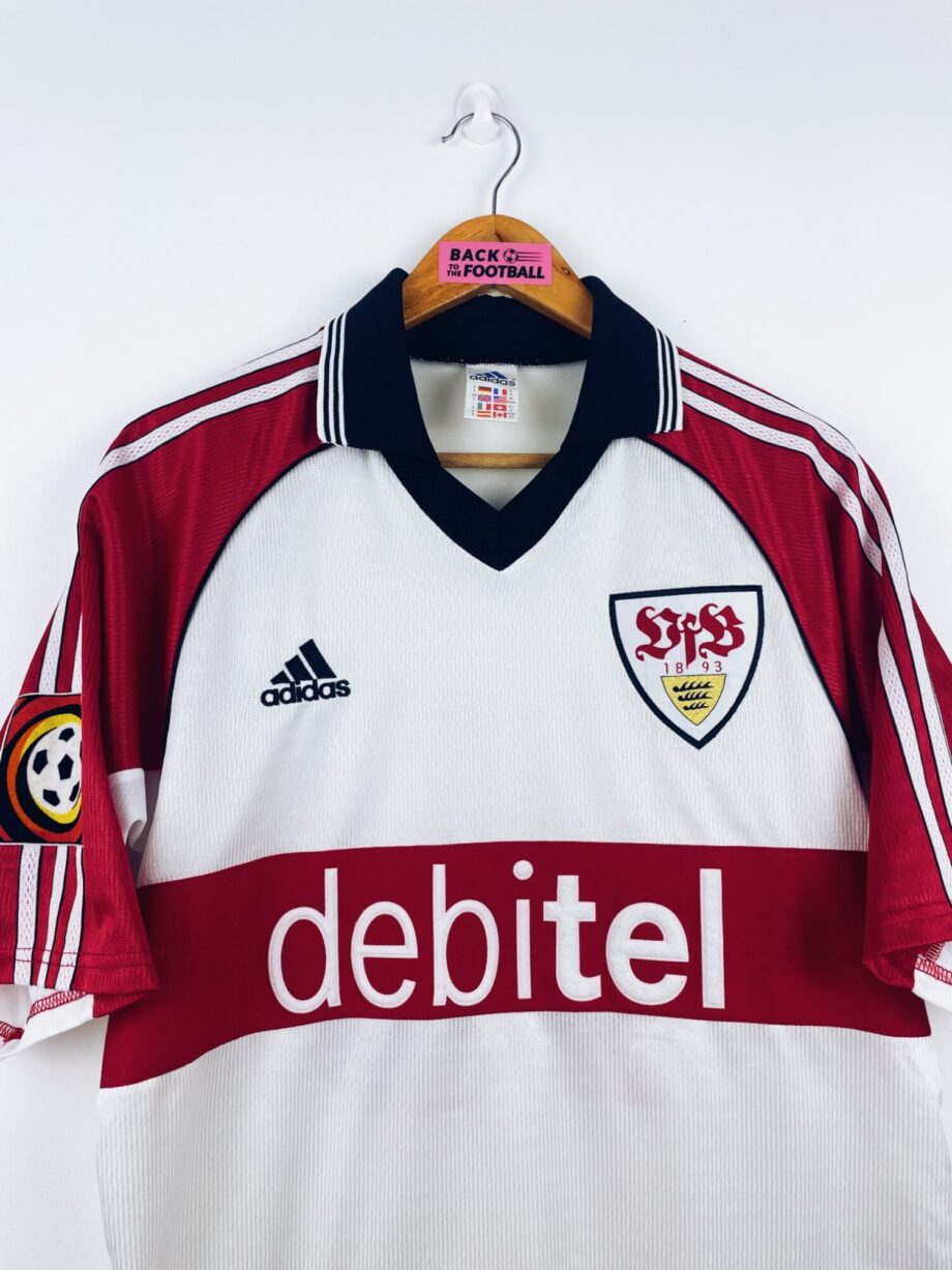 maillot vintage domicile Stuttgart 1999/2000 floqué Balakov #10