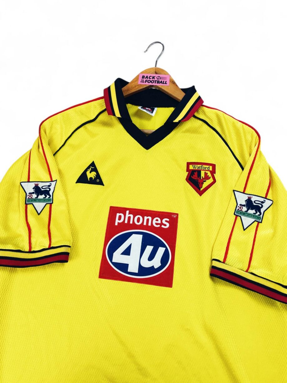 maillot vintage domicile Watford 1999/2001