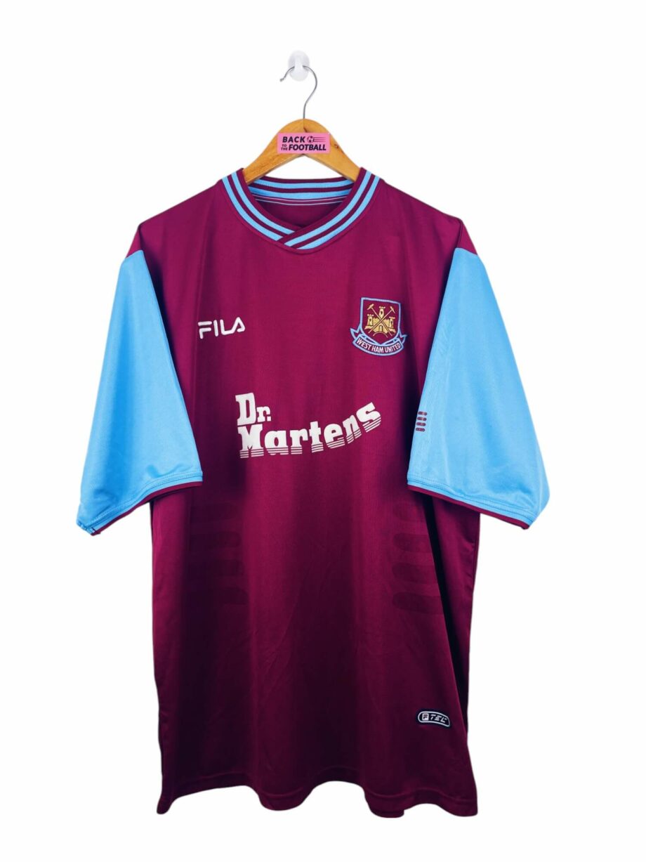 maillot vintage domicile West Ham 2001/2003