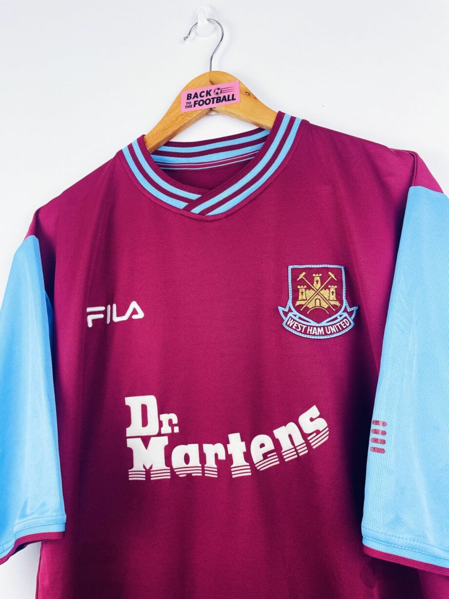 maillot vintage domicile West Ham 2001/2003