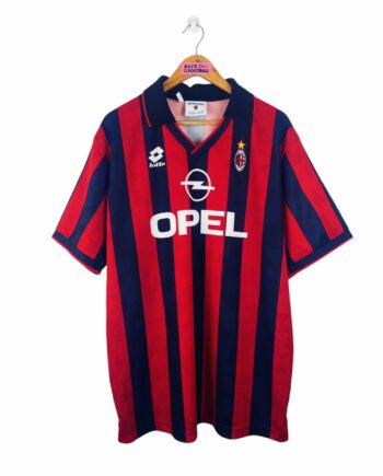 maillot vintage domicile AC Milan 1995/1996