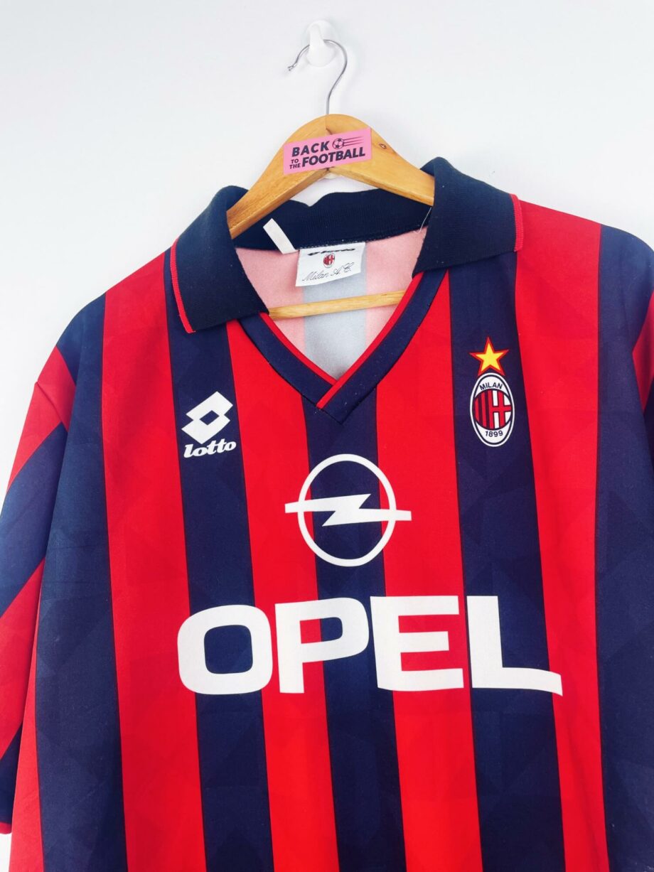 maillot vintage domicile AC Milan 1995/1996