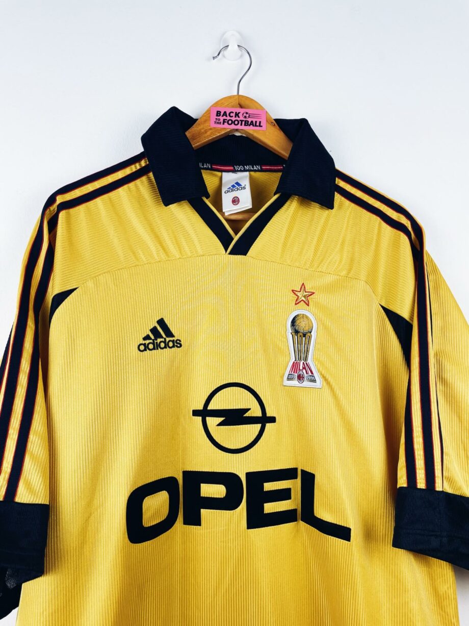 maillot vintage 4th AC Milan 1999/2000 centenaire