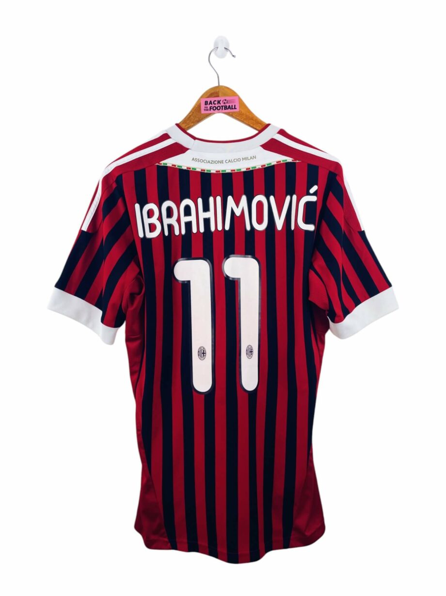 maillot vintage domicile AC Milan 2011/2012 floqué Ibrahimović #11