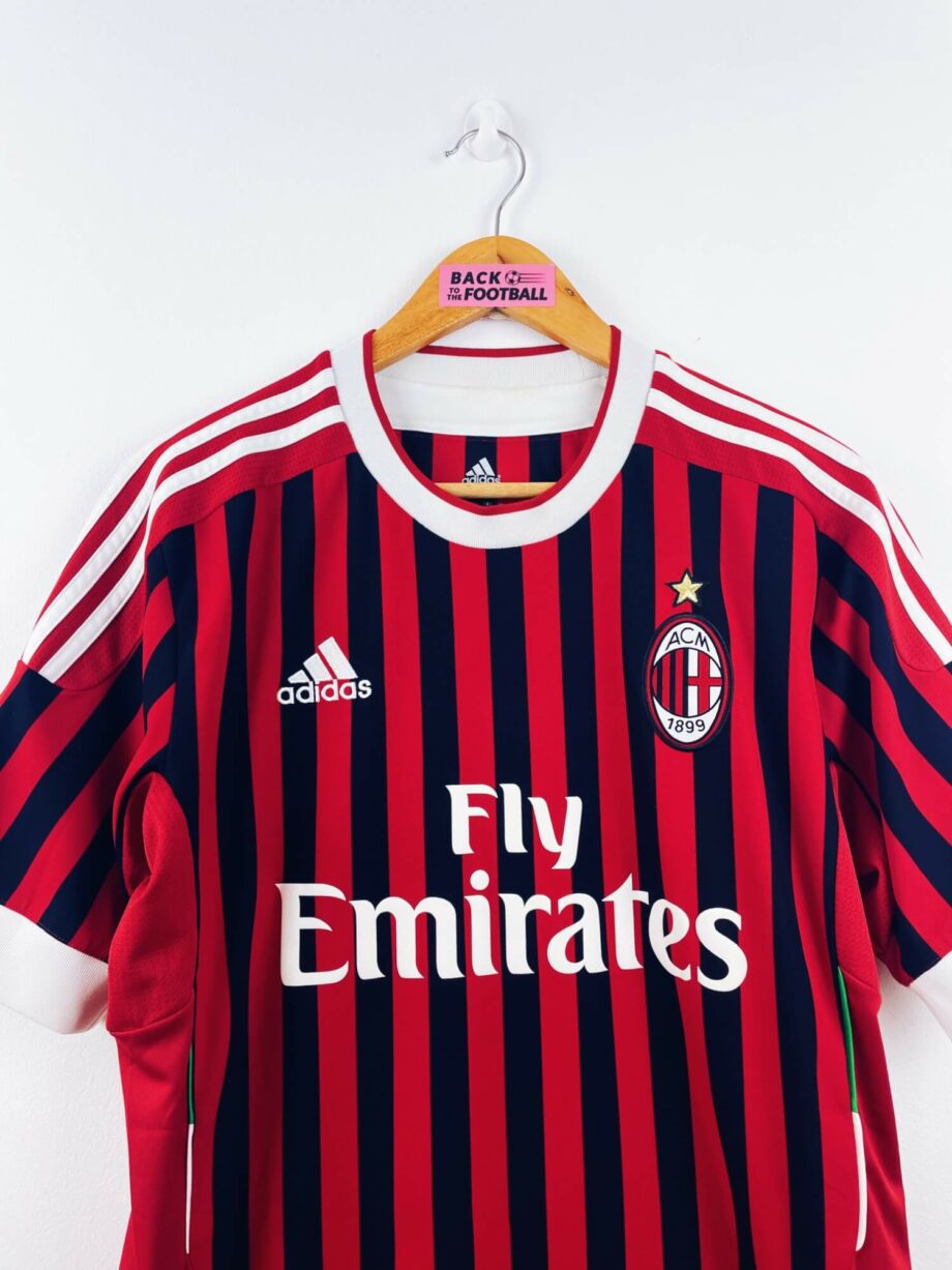 maillot vintage domicile AC Milan 2011/2012 floqué Ibrahimović #11