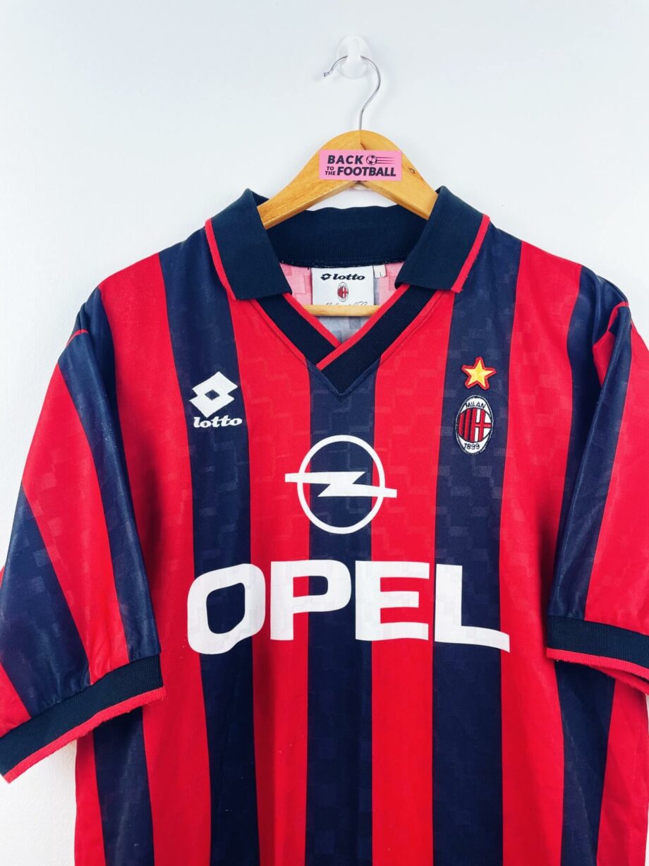 maillot vintage domicile AC Milan 1995/1996