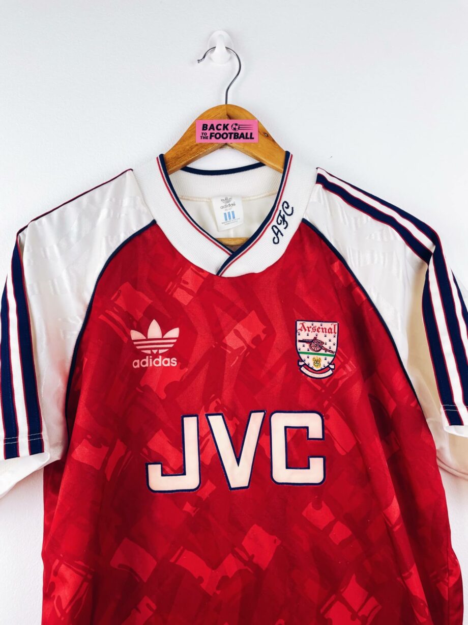 maillot vintage domicile Arsenal 1990/1992