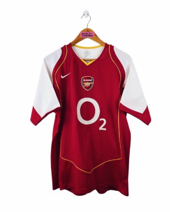 maillot vintage domicile Arsenal 2004/2005 floqué Henry #14