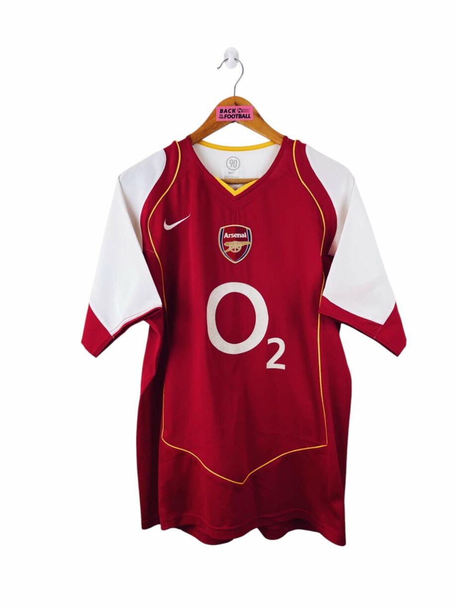 maillot vintage domicile Arsenal 2004/2005 floqué Henry #14