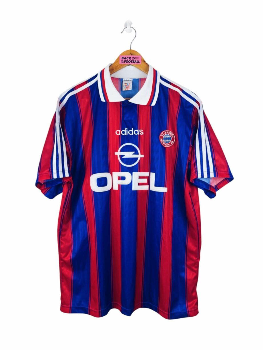 maillot vintage domicile Bayern Munich 1995/1997 floqué Klinsmann #18