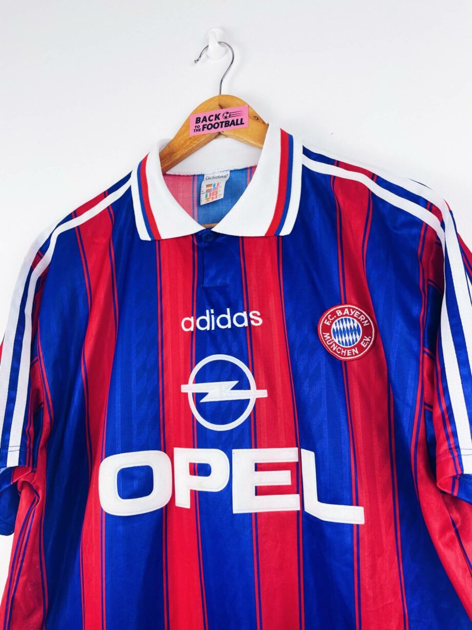 maillot vintage domicile Bayern Munich 1995/1997 floqué Klinsmann #18