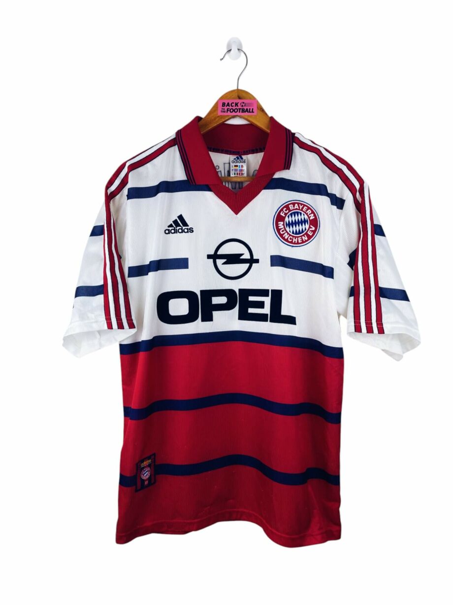 maillot vintage extérieur Bayern Munich 1998/2000 floqué Elber #9
