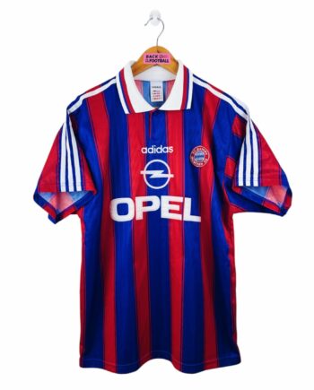 maillot vintage domicile Bayern Munich 1995/1997 signatures