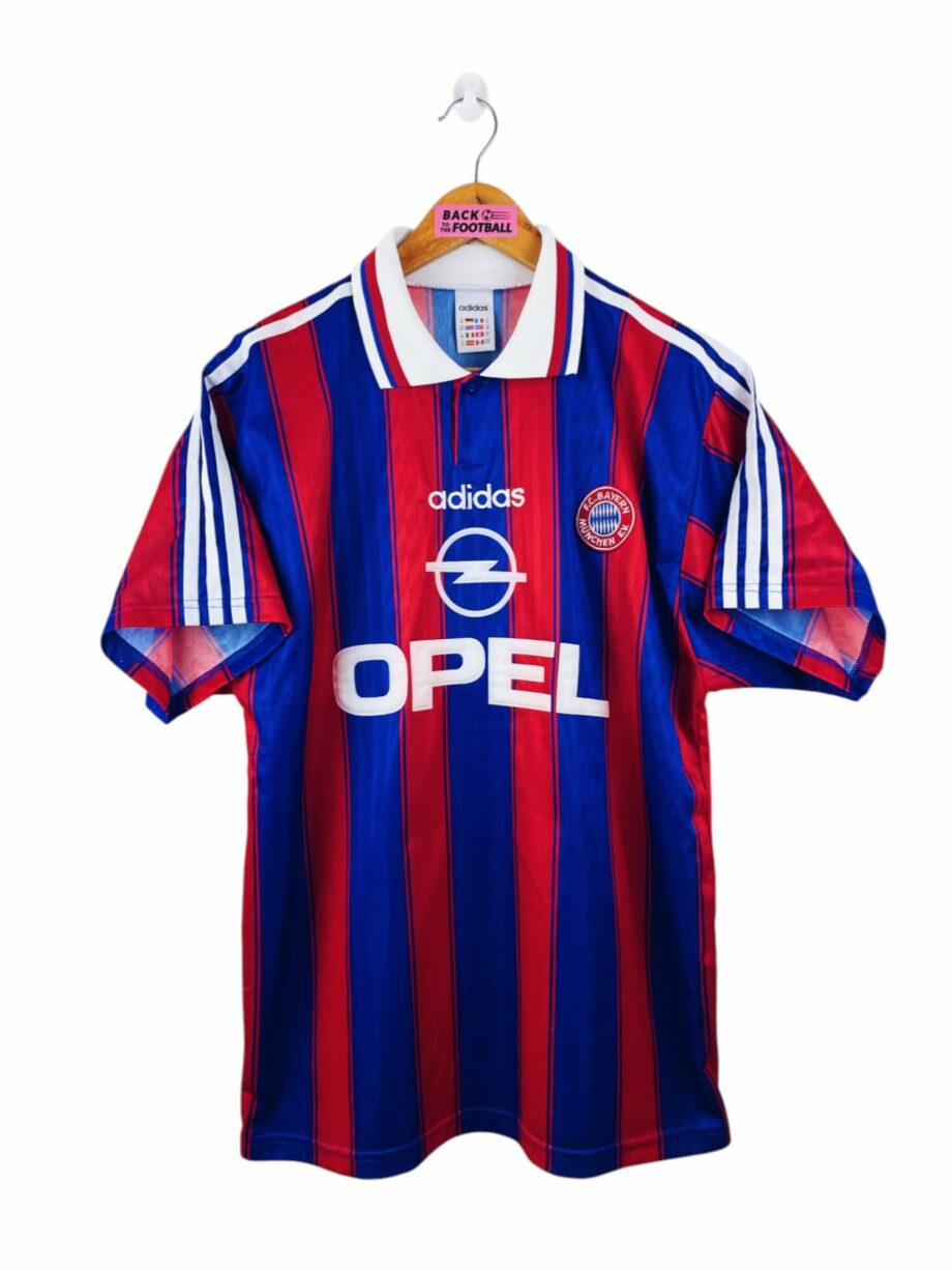 maillot vintage domicile Bayern Munich 1995/1997 signatures