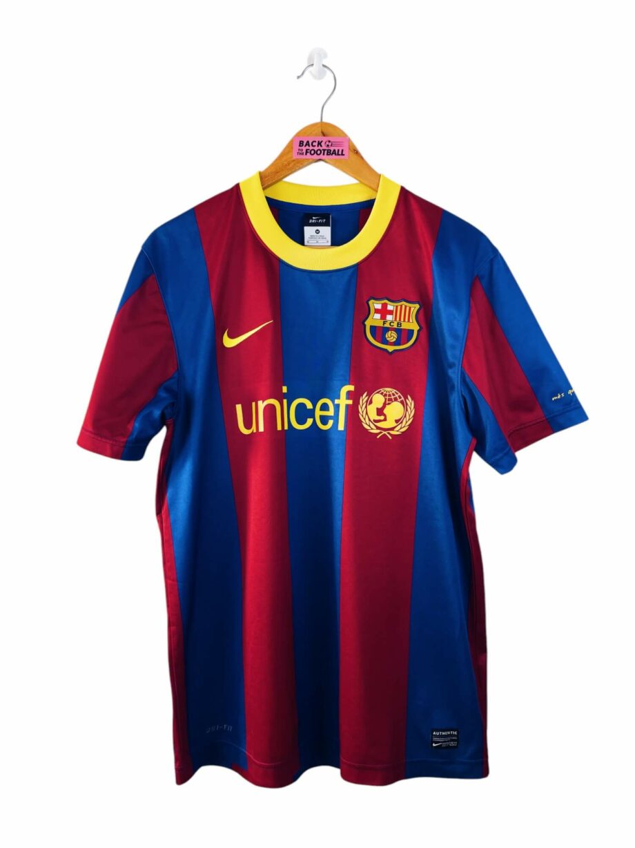 maillot vintage domicile Barcelone 2010/2011 floqué David Villa #7