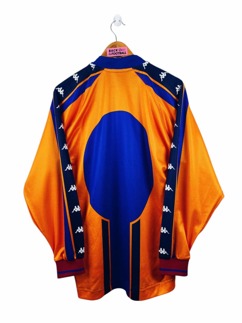 maillot vintage extérieur Barcelone 1997/1998 manches longues