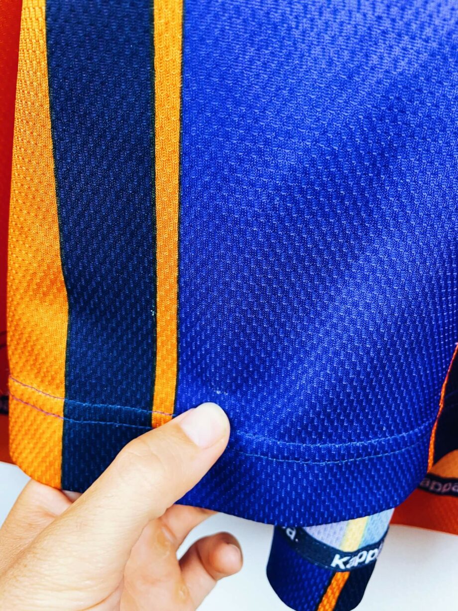 maillot vintage extérieur Barcelone 1997/1998 manches longues