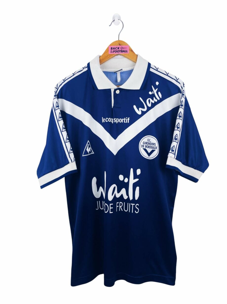 maillot vintage domicile Girondins de Bordeaux 1996/1997 floqué J.P.P. #27