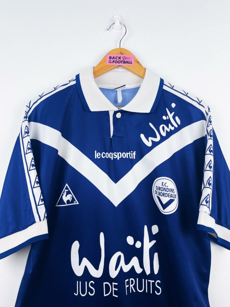 maillot vintage domicile Girondins de Bordeaux 1996/1997 floqué J.P.P. #27