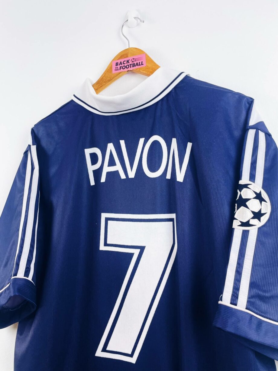 maillot vintage third Girondins de Bordeaux 1999/2000 floqué Pavon #7