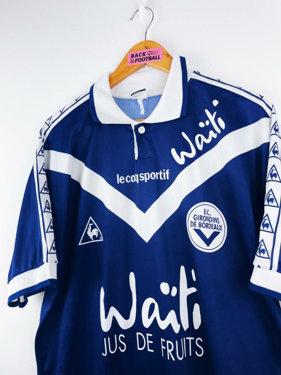 maillot vintage domicile Girondins de Bordeaux 1996/1997 floqué Papin #27