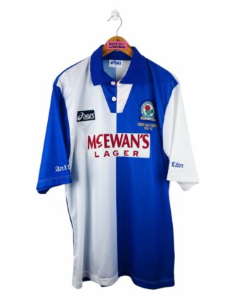 maillot vintage domicile Blackburn Rovers 1995/1996