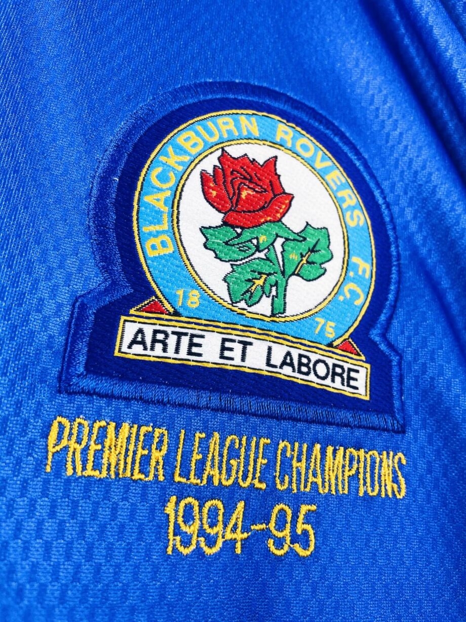 maillot vintage domicile Blackburn Rovers 1995/1996