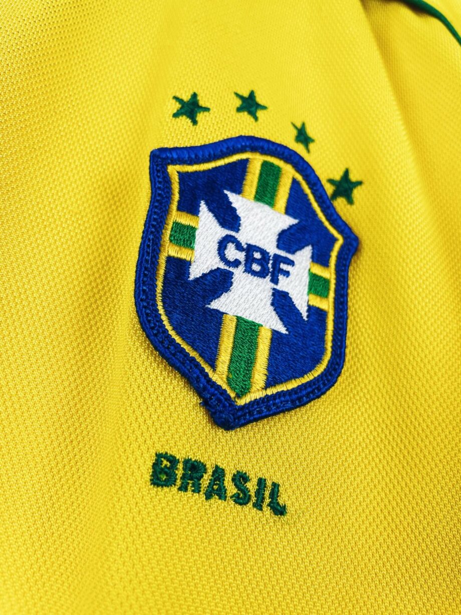 maillot vintage domicile Brésil 1998