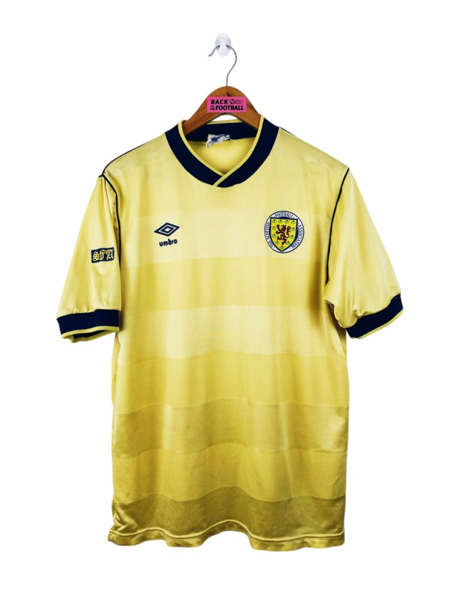 maillot vintage extérieur Ecosse 1986