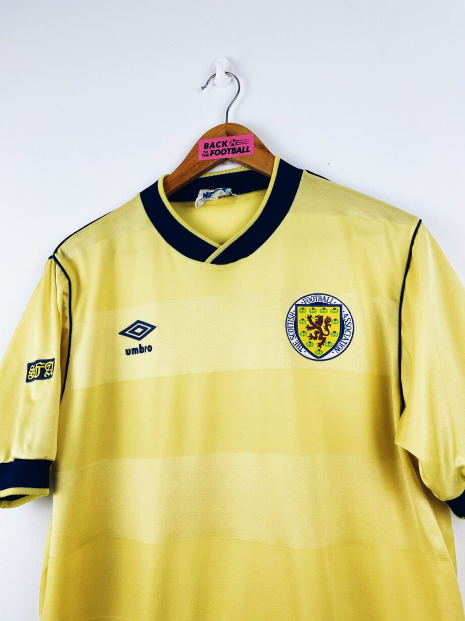 maillot vintage extérieur Ecosse 1986