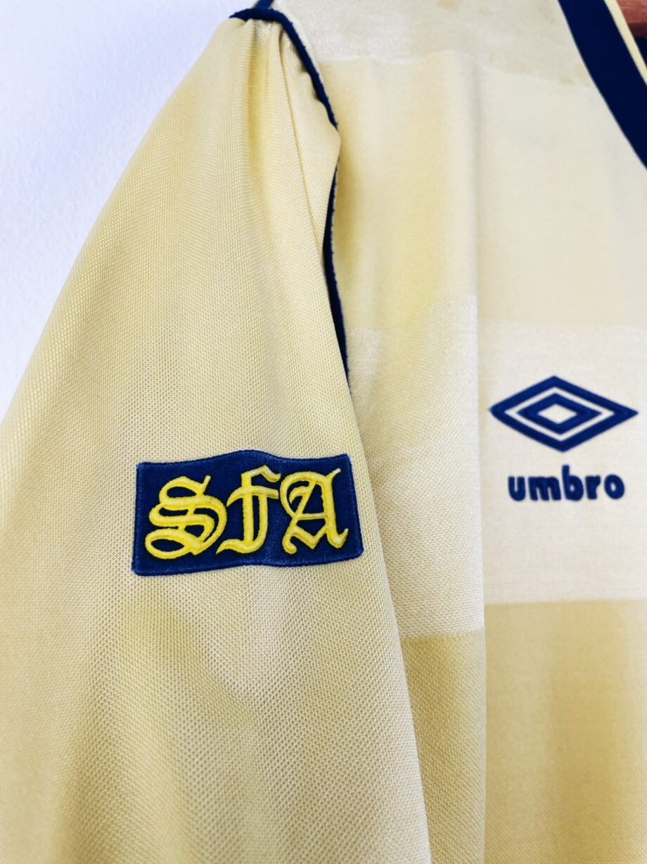 maillot vintage extérieur Ecosse 1986