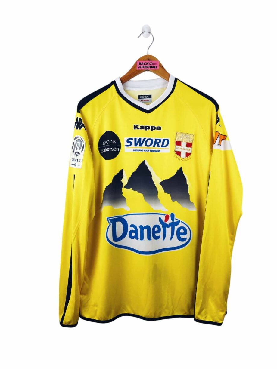 maillot vintage gardien Evian Thonon Gaillard 2011/2012 préparé (match issue) pour Durand #1