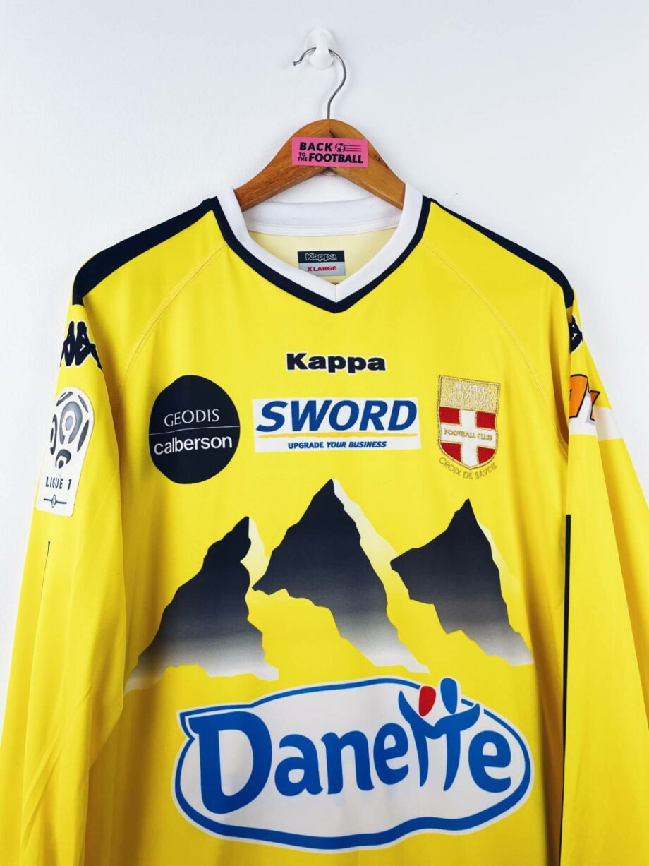 maillot vintage gardien Evian Thonon Gaillard 2011/2012 préparé (match issue) pour Durand #1