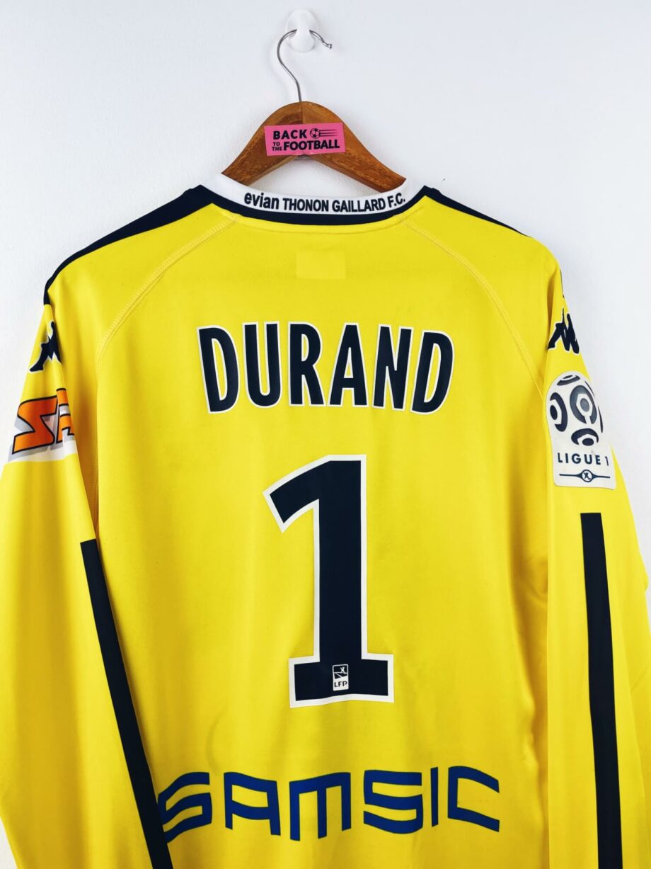 maillot vintage gardien Evian Thonon Gaillard 2011/2012 préparé (match issue) pour Durand #1